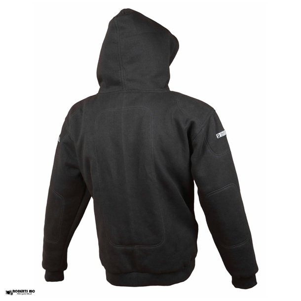 Core Hoodie, mc httetrje sort med beskyttelse