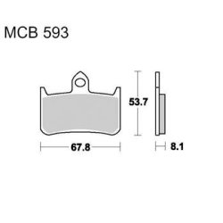 Bremseklodser til Honda FA187