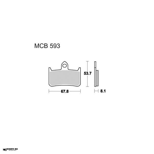 Bremseklodser til Honda FA187