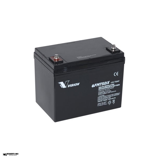 6FM75AH Vision 5 stk. batteripakke