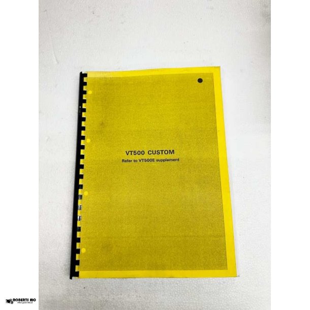 Service manual Honda VT500
