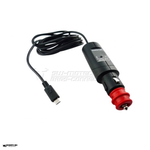 SW-Motech micro USB ladestrm udtag med ledning