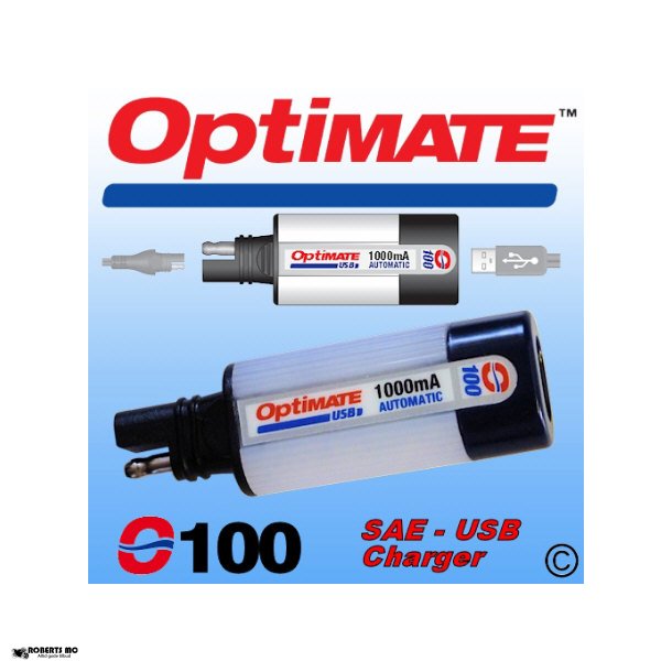 Optimate universal USB 12V oplader