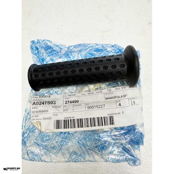 Piaggio gummi hndtag hjre side