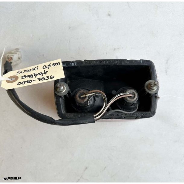 Suzuki GS500E baglygte
